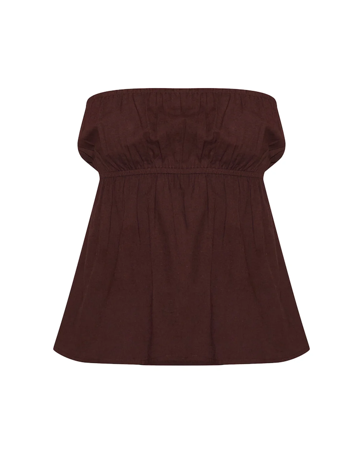 Brown Bandeau Top And Pants Co Ord Set - Image 7