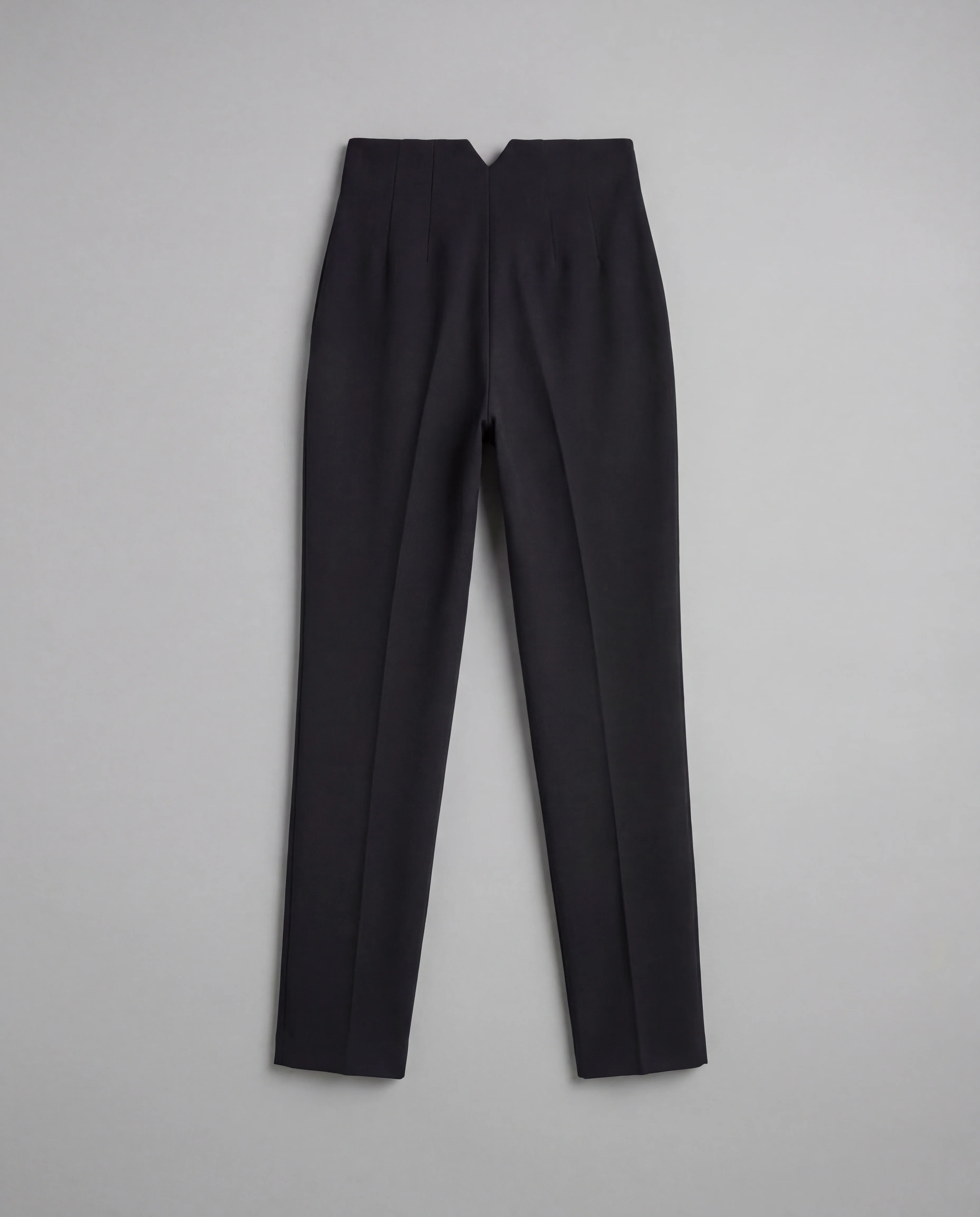 Black High-Waist Tapered Trouser - Image 4