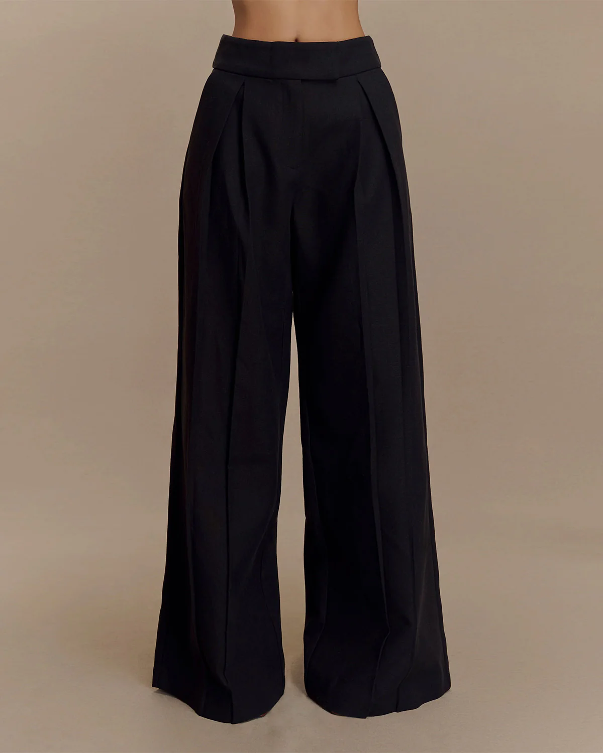 Black Tie Up Waist Coat Suit Set - Image 4