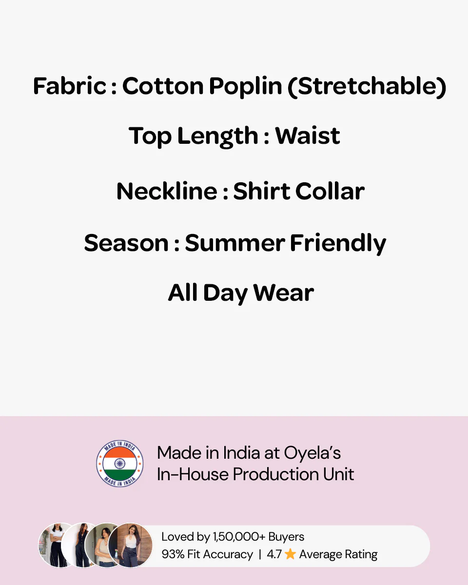Green Waist Fitted Cotton Shirt - Image 5