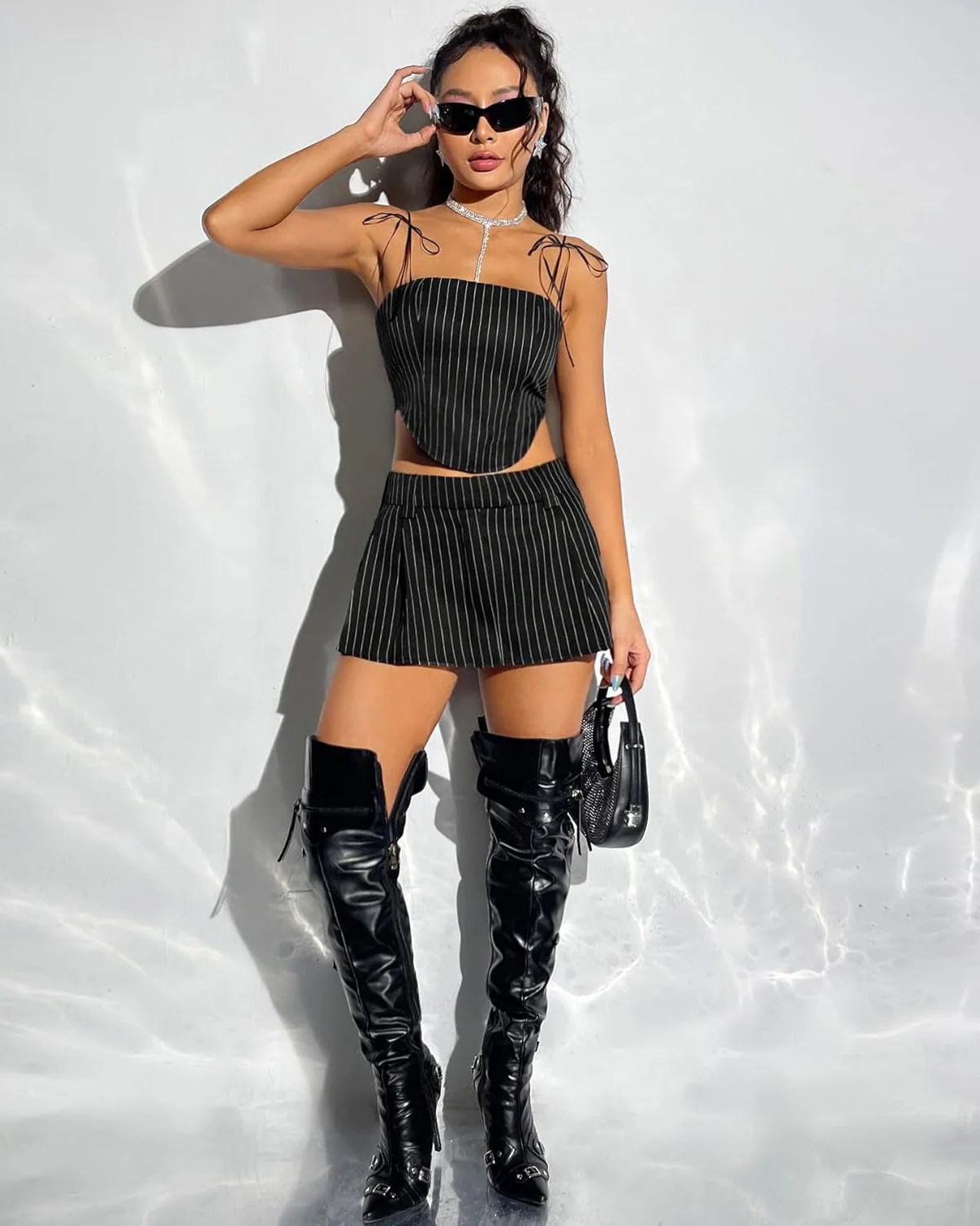 Pinstripes Corset Top - Image 6