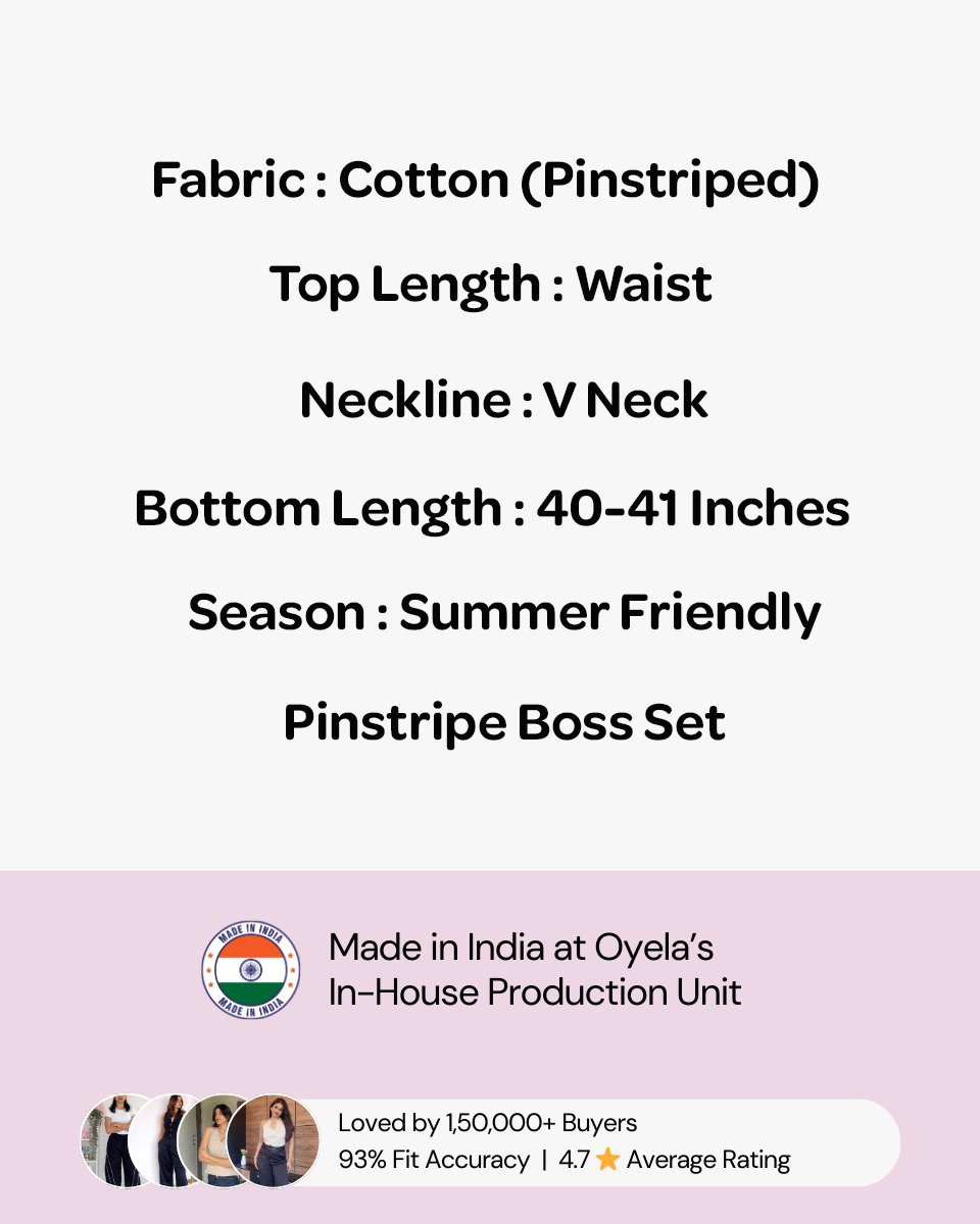 Pinstripes Vest And Pant Co-Ord Set - Image 6
