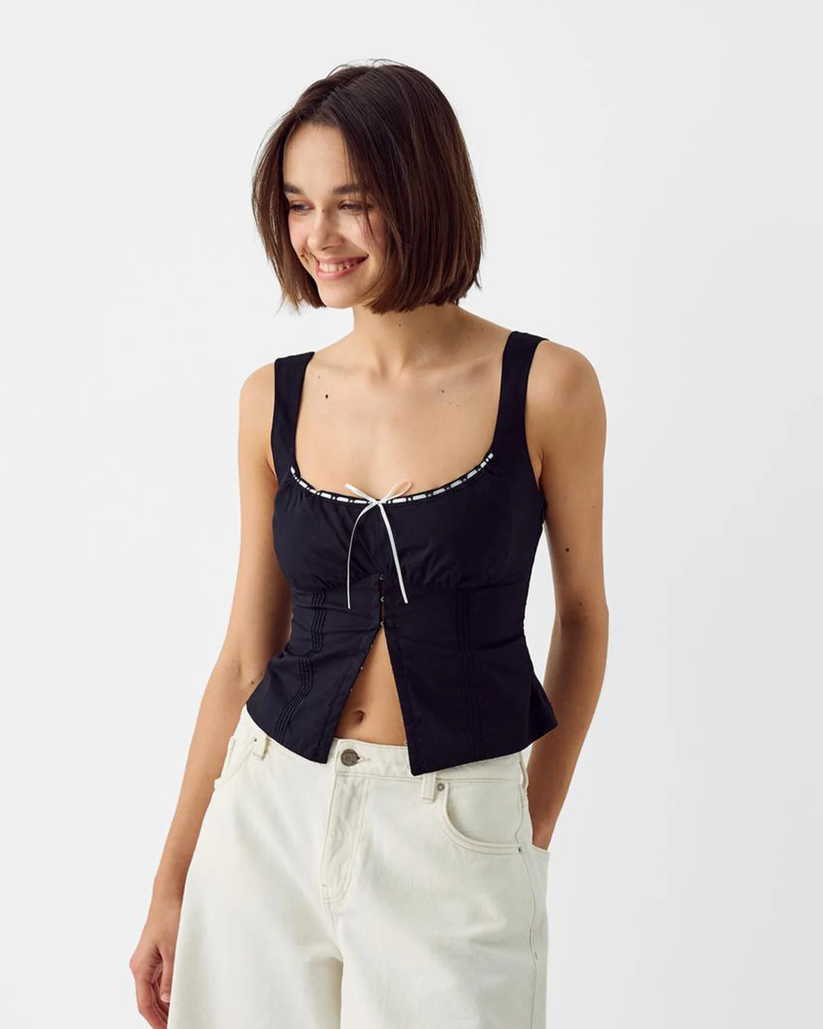 Set of Two Bustier Corset Style Top - Image 5