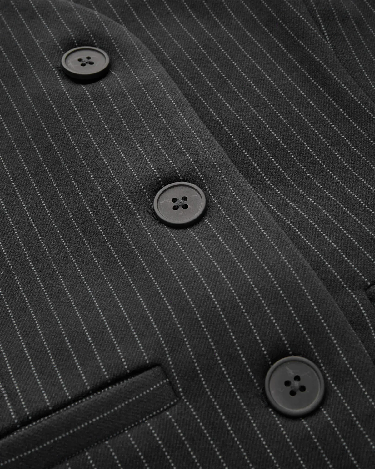 V Neck Pinstripes Waistcoat - Image 10