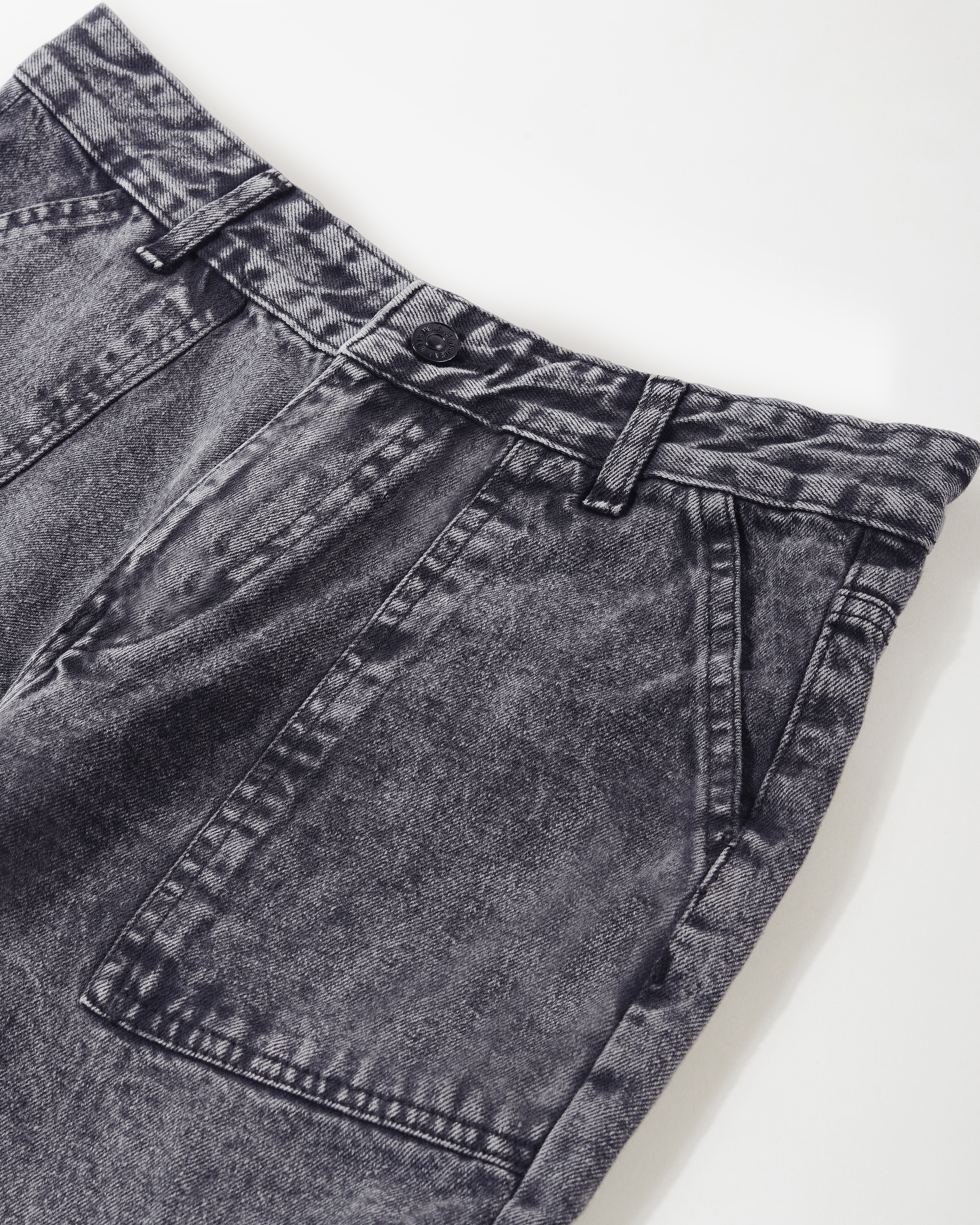 Washed Cargo Jeans - Image 6